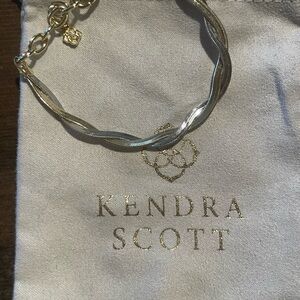 Kendra Scott Two-Tone Herringbone Chain Bracelet
